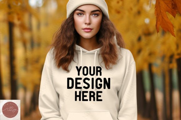 Autumn Fall Hoodie Mockup 27: Graphics for Hoodies Sweatshirts