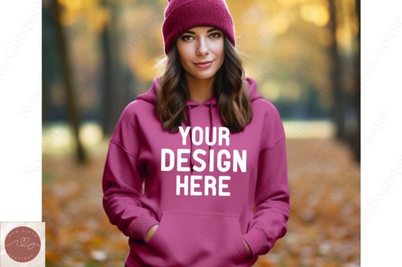 Autumn Fall Hoodie Mockup 56: Graphics for Hoodies Sweatshirts