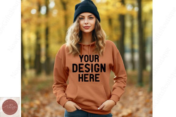 Autumn Fall Hoodie Mockup 68: Graphics for Hoodies Sweatshirts