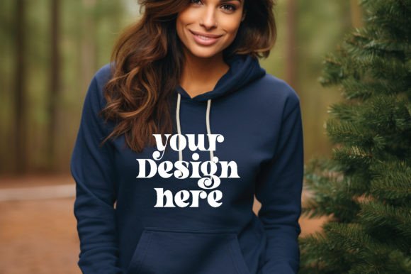 Christmas Hoodie Mockup 20: Graphics for Hoodies Sweatshirts