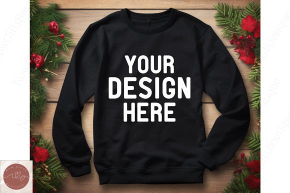 Christmas Sweater Gildan Mockup 42: Graphics for Hoodies Sweatshirts