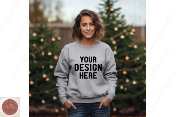 Christmas Sweatshirt Mockup 8: Essential Graphics for Hoodies Sweatshirts