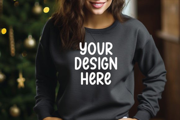Christmas Sweatshirt Mockup Vol 54: Graphics for Hoodies Sweatshirts