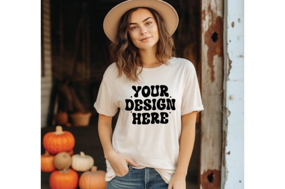 Comfort Colors 1717 Fall Mockup 21: Graphics for T-Shirts