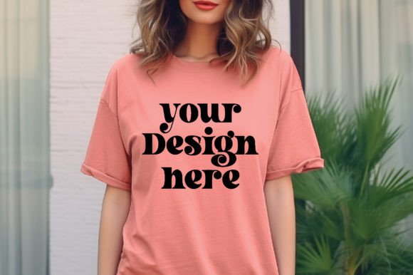 Comfort Colors C1717 Mockup for Graphics & T-Shirts