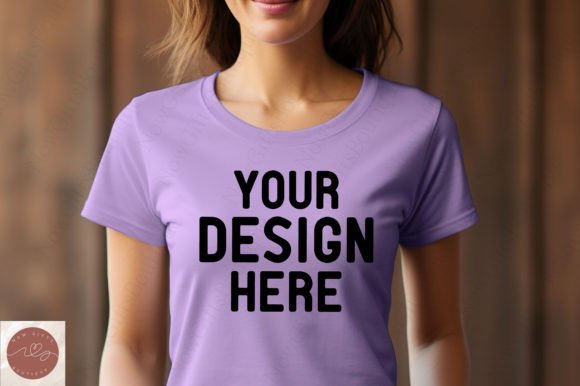 Comfort Colors Woman Tshirt Mockup 38: Graphics for T-Shirts