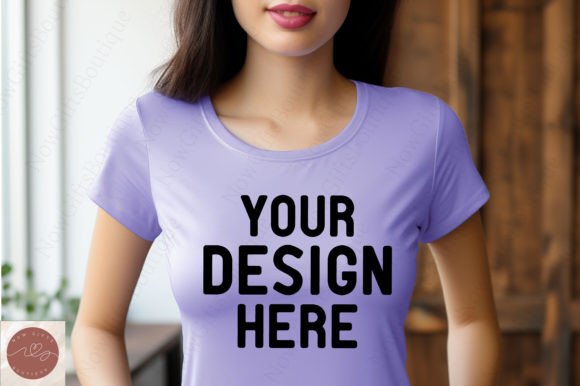 Comfort Colors Woman Tshirt Mockup 43: Graphics for T-Shirts