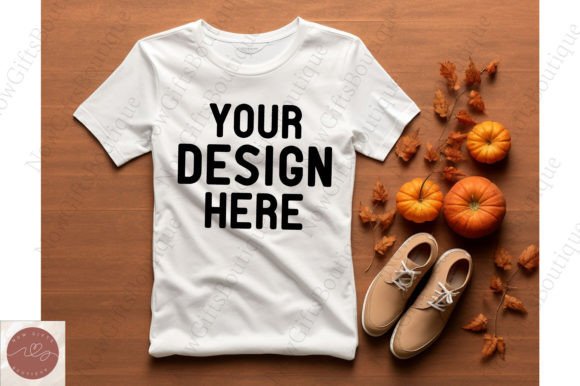 Fall T-Shirt Mockup: Graphics for Branding