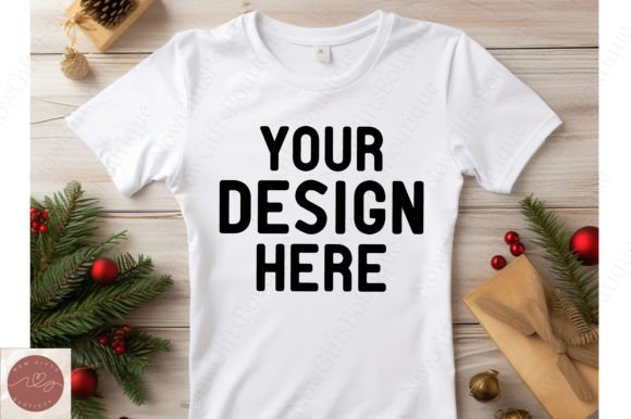 New Christmas Mockup: Graphics for T-Shirts