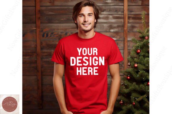 Review: Beautiful Men Christmas T-Shirt Mockup25 for Holiday Projects