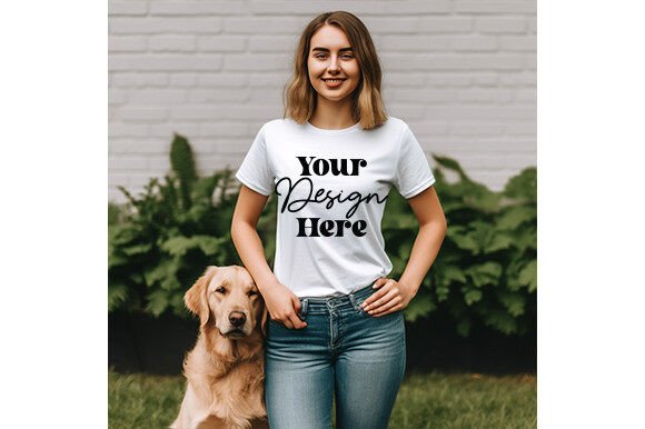 Review: White Bella Canvas 3001 Women Mockup 34