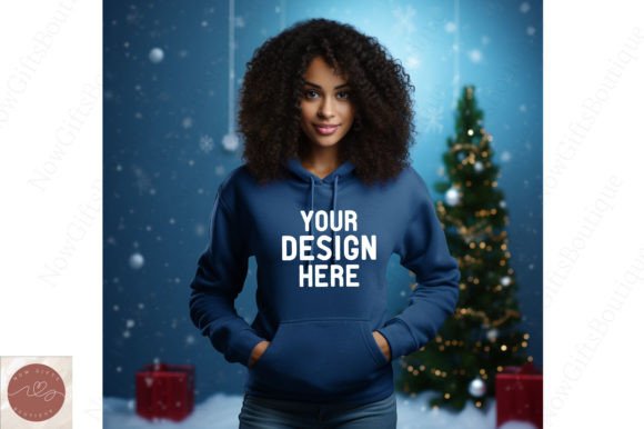 Reviewing the Christmas Gildan 18500 Hoodie Mockup22